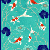 Charming Koi Pond Aesthetic(Blue)