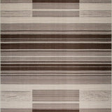 Ultra Soft Area Rug, Non Slip, Stain Resistant, Washable Area Rugs for Living Room, Bedroom, Trendy Minimalist Grid Arrangement(Brown)
