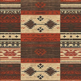 Eclectic Multi tone Abstract Artwork(Red)