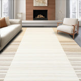 Ultra Soft Area Rug, Non Slip, Stain Resistant, Washable Area Rugs for Living Room, Bedroom, Serene Beige Harmony Area Muted Hues for Calm Interior Styling(Beige)
