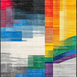 Dynamic Striped with Contrast(Red)