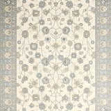 Floral Patchwork Beige & Gray Geometric Design(Beige)