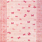 Ultra Soft Area Rug, Non Slip, Stain Resistant, Washable Area Rugs for Living Room, Bedroom, Lovely Pink Bow Pattern Carpet for Whimsical Decor(Pink)