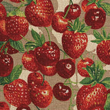 Cherry Bomb Bow with Strawberry Accents and Charming Pink Overlay(Red)