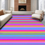 Vibrant Rainbow Wave Motif(Pink)