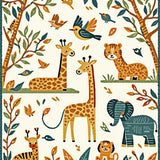 Earthy Tone Safari Design(Ivory)