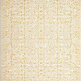 Elegant Geometric Diamond Area with Subtle Gold Accents(Beige)