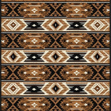 Ultra Soft Area Rug, Non Slip, Stain Resistant, Washable Area Rugs for Living Room, Bedroom, Chic Transitional Tiled Arrangement(Brown)