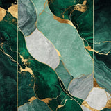 Luxe Gray Fluid Design Element(Green)