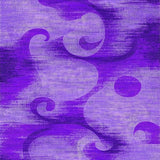 Ultra Soft Area Rug, Non Slip, Stain Resistant, Washable Area Rugs for Living Room, Bedroom, Charming Colorful Ripple Effect(Purple)
