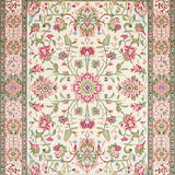 Graceful Floral Twirl Aesthetic(Ivory)