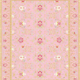 Ultra Soft Area Rug, Non Slip, Stain Resistant, Washable Area Rugs for Living Room, Bedroom, Contemporary Elegant Abstract Art Motif(Pink)