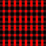 Chic Layered Plaid Decoration(Red)