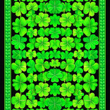 Bold Black and Green Floral Style(Green)