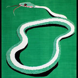 Bold Artistic Emerald Snake Aesthetic(Green)