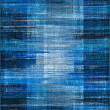Ultra Soft Area Rug, Non Slip, Stain Resistant, Washable Area Rugs for Living Room, Bedroom, Blue Abstract Rug, Washable, Non-Slip(Blue)