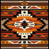 Ultra Soft Area Rug, Non Slip, Stain Resistant, Washable Area Rugs for Living Room, Bedroom, Tribal Chocolate Entryway Plush Accent Rug(Brown)