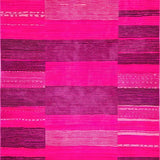 Ultra Soft Area Rug, Non Slip, Stain Resistant, Washable Area Rugs for Living Room, Bedroom, Chic Pastel Zebra Pattern(Pink)
