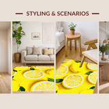 Cute Lemon Graphic Charm(Yellow)