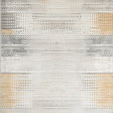 Ultra Soft Area Rug, Non Slip, Stain Resistant, Washable Area Rugs for Living Room, Bedroom, Stylish Geometric Beige and Gray Area with Distressed Finish(Gray)