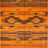 Ultra Soft Area Rug, Non Slip, Stain Resistant, Washable Area Rugs for Living Room, Bedroom, Whimsical Tiger Inspired Artwork(Orange)