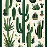 Lively Retro Tropic Vibes(Green)