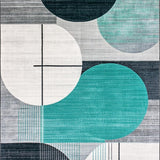 Dynamic Transitional Circular Art Composition(Gray)