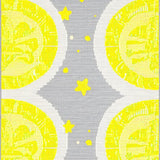 Ultra Soft Area Rug, Non Slip, Stain Resistant, Washable Area Rugs for Living Room, Bedroom, Lively Round Graphic Design(Yellow)