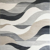 Sophisticated Grey Geometric Motif(Gray)