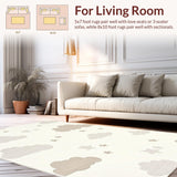 Elegant White Plush Decor Accent(Beige)