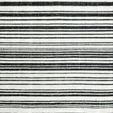 Linear Monotone Stripe with Symmetrical Rhythm Design(Beige)