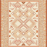 Ultra Soft Area Rug, Non Slip, Stain Resistant, Washable Area Rugs for Living Room, Bedroom, Boho Chic Area With Abstract Geometric For Home Decor(Beige)