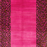 Ultra Soft Area Rug, Non Slip, Stain Resistant, Washable Area Rugs for Living Room, Bedroom, Chic Pink Animal Aesthetic(Pink)