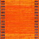 Ultra Soft Area Rug, Non Slip, Stain Resistant, Washable Area Rugs for Living Room, Bedroom, Lively Modern Creature Illustration(Orange)