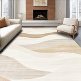 Inspired Geometric Wave Print Premium Neutral Area(Beige)