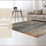 Ultra Soft Area Rug, Non Slip, Stain Resistant, Washable Area Rugs for Living Room, Bedroom, Sleek Contemporary Wildlife Canvas(Gray)