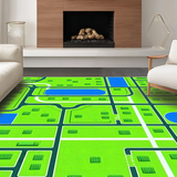 Lively Street Map Educational Visual(Green)