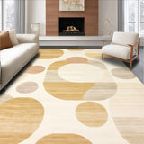 Ultra Soft Area Rug, Non Slip, Stain Resistant, Washable Area Rugs for Living Room, Bedroom, Harmony Beige Area Soothing Earthy Hue for Chic Floor Decor(Beige)