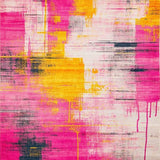 Dynamic Floral Inspired Visual Harmony(Pink)