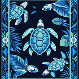 Vibrant Sea Turtle Patterned Delight(Blue)