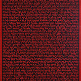 Ultra Soft Area Rug, Non Slip, Stain Resistant, Washable Area Rugs for Living Room, Bedroom, Playful Contemporary Text Design(Brown)