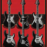 Bold Black and Red Contrast(Red)