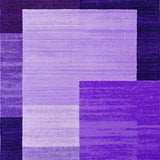 Ultra Soft Area Rug, Non Slip, Stain Resistant, Washable Area Rugs for Living Room, Bedroom, Chic Purple Shaggy Artistry(Purple)