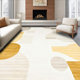 Mid Century Modern Beige and Ivory Ombre(Beige)