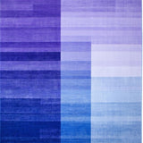 Ultra Soft Area Rug, Non Slip, Stain Resistant, Washable Area Rugs for Living Room, Bedroom, Contemporary Vibrant Color Fusion(Purple)