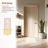 Ultra Soft Area Rug, Non Slip, Stain Resistant, Washable Area Rugs for Living Room, Bedroom, Serene Beige Harmony Area Muted Hues for Calm Interior Styling(Beige)