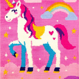 Lively Multicolor Swirl Motif(Pink)