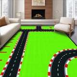 Interactive Racing Scene Illustration(Green)
