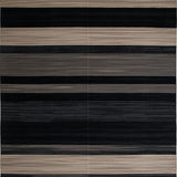 Ultra Soft Area Rug, Non Slip, Stain Resistant, Washable Area Rugs for Living Room, Bedroom, Chic Vintage Textured Accent Piece(Black)