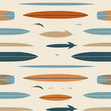 Charming Retro Surf Culture Style(Beige)